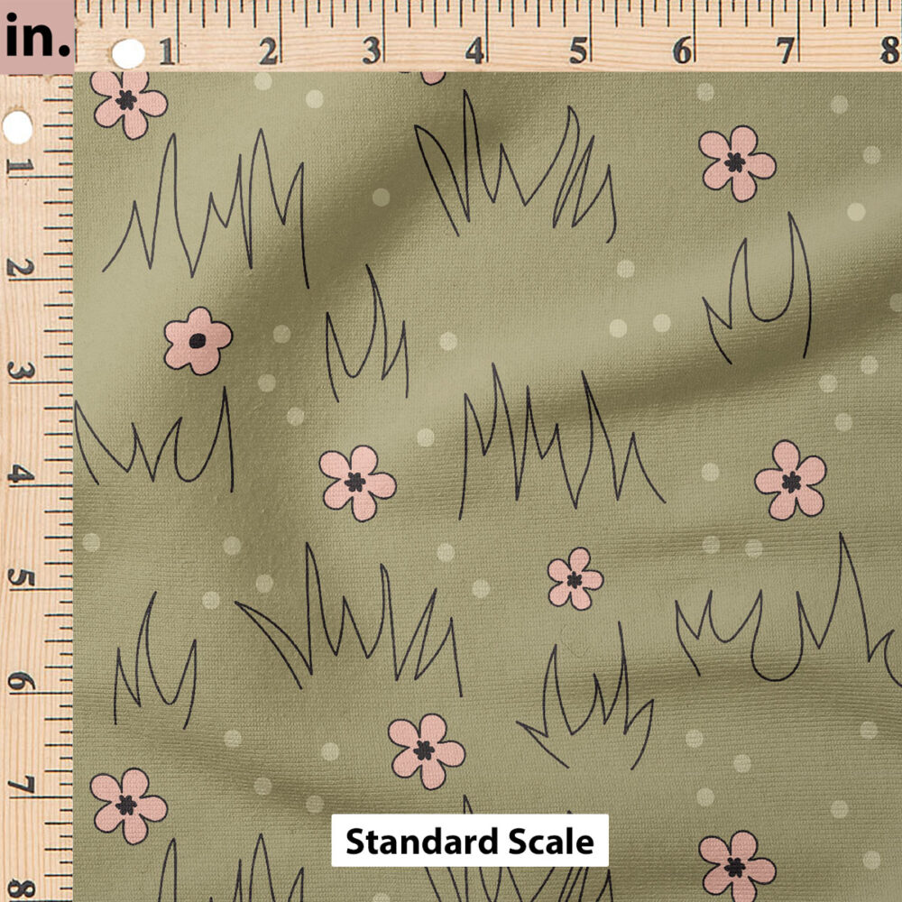 Ruler Scale for Grass (Olive) by Hey Cute Design